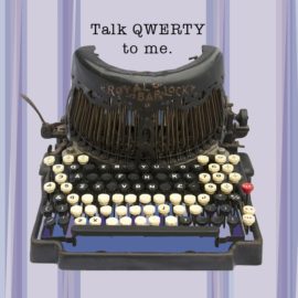 talk qwerty to me typewriter art