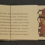 Interior pages of self-published poetry book – wrote poems, original illustrations, photos, book design, printing and binding