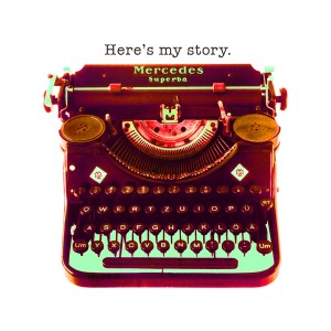 "Here's my story." by L. A. Marler - TypoWriters - Graphic Photos of manual typewriters