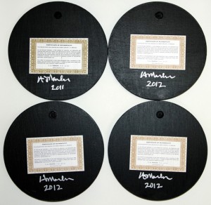 Back of AlphaBits have certificate of authenticity with individually, hand signed and date