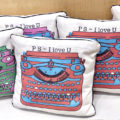 PS I love you, custom pillow, palm springs, joshua tree, typewriter art, typewriters, typowriter, LA Marler