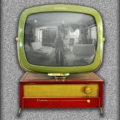 Predicta vintage tv television art by la marler