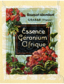 Fine Prints of vintage french perfume label