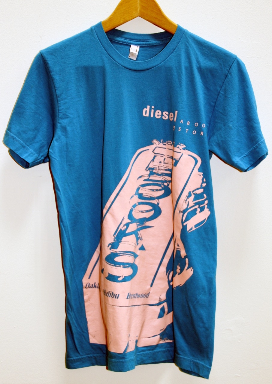 t-shirt design Diesel, a bookstore
